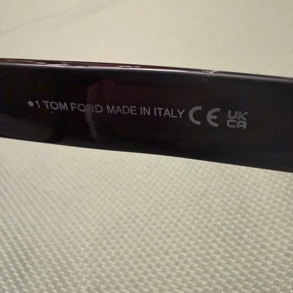 Tom Ford Black Glasses with Gold Accents